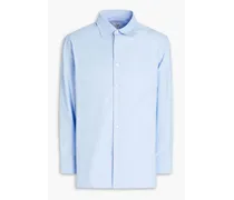 Cotton-corduroy shirt - Blue