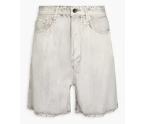 Rag & Bone Maya denim-effect Tencel shorts - Gray Gray