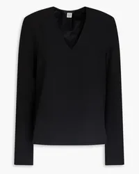 Totême Crepe top - Black Black