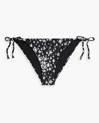 Onia Kate Liberty-print low-rise bikini briefs - Black Black