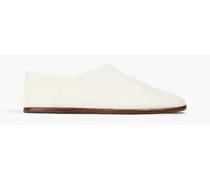 Leather loafers - White