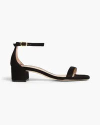 Stuart Weitzman Suede sandals - Black Black