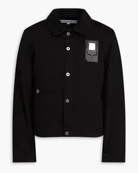 J.W.Anderson Appliquéd denim jacket - Black Black