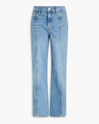 Frame Denim Le Slim Palazzo high-rise wide-leg jeans - Blue Blue