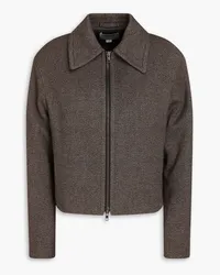 Vince Cotton-blend tweed jacket - Brown Brown