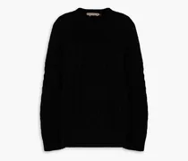 Ina cable-knit wool sweater - Black