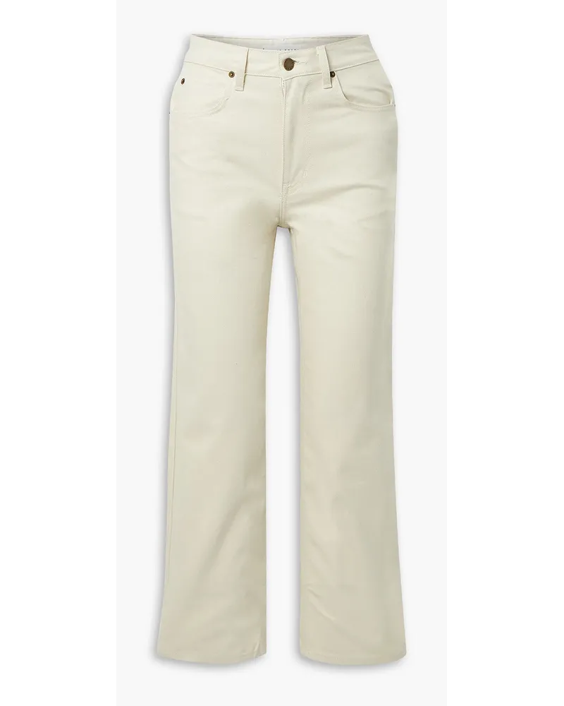 APIECE APART Highway 1 high-rise straight-leg jeans - Neutral Neutral