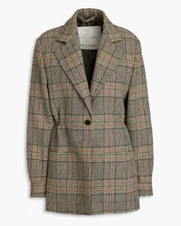 Giuliva Heritage Collection Elena checked wool blazer - Green Green