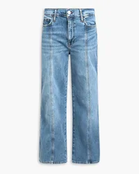 Frame Denim Pixie high-rise wide-leg jeans - Blue Blue