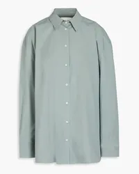 Loulou Studio Cotton-poplin shirt - Green Green