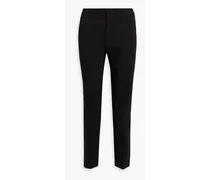 Wool-blend skinny pants - Black
