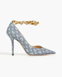 Jimmy Choo Diamond denim pumps - Blue Blue