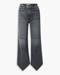 Mother The Dagger high-rise straight-leg jeans - Gray Gray