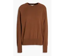 Wool and cashmere-blend sweater - Brown
