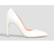 Leather pumps - White