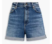Monterosso distressed denim shorts - Blue