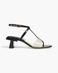 Tory Burch Leather and PVC sandals - Black Black