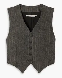 Stella McCartney Pinstriped wool vest - Gray Gray