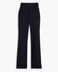 Sandro Crepe straight-leg pants - Blue Blue