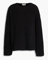 Loulou Studio Bouclé-knit wool-blend sweater - Black Black