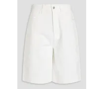 Lucio denim shorts - White