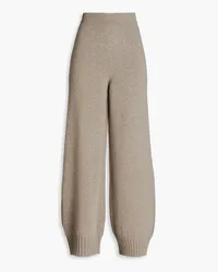 Gentryportofino Wool and cashmere-blend tapered pants - Gray Gray