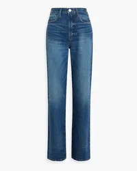 Frame Denim Le Jane high-rise straight-leg jeans - Blue Blue