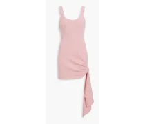 Sharon knotted crepe mini dress - Pink