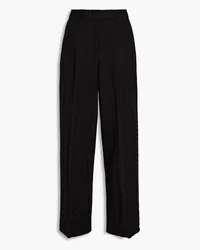 Missoni Crochet-knit straight-leg pants - Black Black