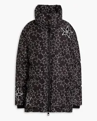 Dolce & Gabbana Quilted printed shell down jacket - Black Black