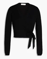 Zimmermann Merino wool wrap cardigan - Black Black