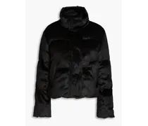 Tatum quilted faux fur jacket - Black