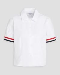 Thom Browne Cotton-poplin shirt - White White