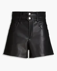 Philosophy Di Lorenzo Serafini Faux leather shorts - Black Black