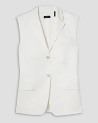 Theory Cotton-twill vest - White White