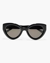 Balenciaga Cat-eye acetate sunglasses - Black Black