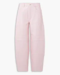 WANDLER Leather tapered pants - Pink Pink