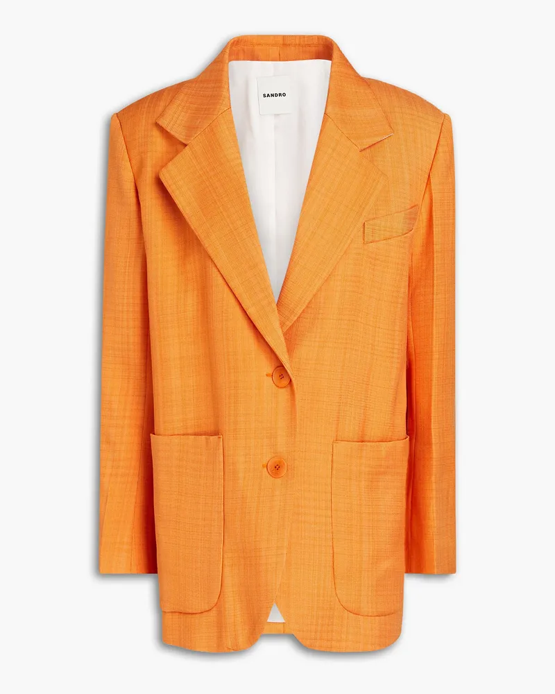 Sandro Woven blazer - Orange Orange