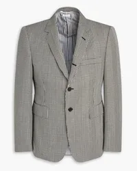 Thom Browne Prince of Wales checked wool blazer - Black Black