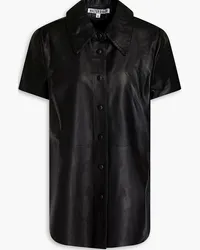 Walter Baker Laney leather shirt - Black Black