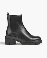 Stuart Weitzman Norah leather Chelsea boots - Black Black