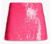 Alice Olivia - Sequined georgette mini skirt - Pink