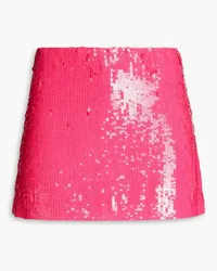 Alice + Olivia Alice Olivia - Sequined georgette mini skirt - Pink Pink