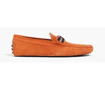 T Timeless Gommino suede driving shoes - Orange