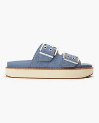 Ganni Denim sandals - Blue Blue