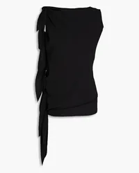 Petar Petrov Silk crepe de chine top - Black Black