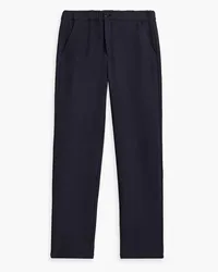 Hamilton and Hare Chiltern waffle-knit wool and cotton-blend pants - Blue Blue