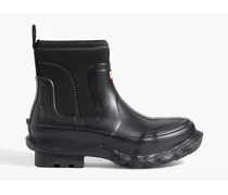 Hunter rubber and neoprene rain boots - Black