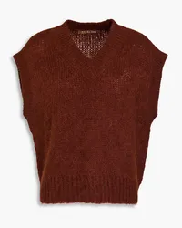 REJINA PYO Spencer alpaca-blend vest - Brown Brown