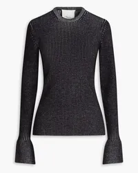 3.1 phillip lim Ribbed wool-blend sweater - Black Black